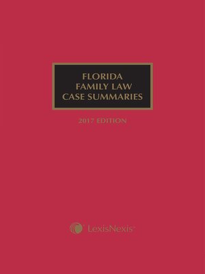 cover image of Florida Family Law Case Summaries